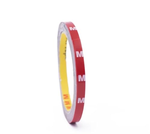 3M Automotive Double Sided Sticky Tape 5mm x 3m: Heavy Duty & Waterproof - Ideal for Car Number Plates, Body Panels - High Strength Durable Adhesive for Vehicles 5mm x 3m