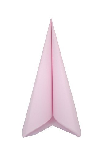 Simulinen Colored Disposable Dinner Napkins – Decorative, Linen-Feel, Elegant & Cloth-Like – Light Pink - Absorbent & Durable - Weddings, Parties And Holidays! – Perfect Size: 16"X16" Box Of 50 #TOP1