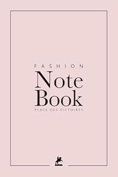 Fashion Notebook - Pink - Carnets Mode Place des Victoires
