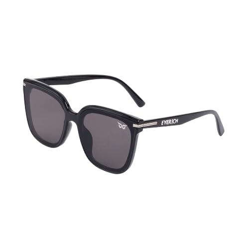 EYERICH Nova Wayfarer UV Protected Sunglasses for Men & Women – Lightweight Metal Frame, Anti-Glare Shatterproof Lenses, P...