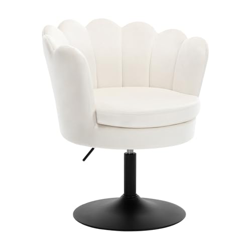 WOLTU Schminktisch Stuhl Blumenform, Schminkstuhl mit Lehne,...