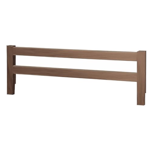 Image of Safety Guard Rail for Baby, Kids, and Children - Solid Wood Safety Bed Rail for Toddlers - Easy Installation - Premium Protection for Bunk, Twin, Full, Queen and King Size Beds - (Harvest Brown)