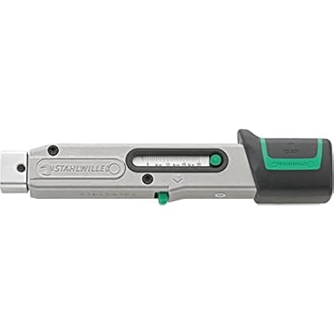 Stahlwille 730 Torque Wrench, Size 2, 4-20Nm, 9x12mm Insert, 179mm Long, with Tool Carrier for Insert Tools, 50180002 Cover