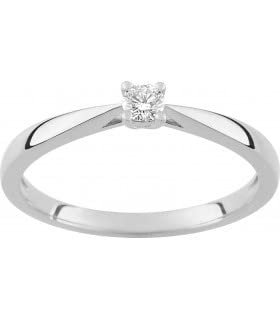 Solitaire Diamant Or 750 LUZIA bijou élégant pour style moderne