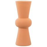 Dimensions : 11 x 11 x 28 cm DRW Vase de Table en céramique Marron tuile 11 x 11 x 28 cm