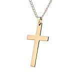 Christliche Halskette für Herren, christliche Anhänger, rostfrei, Jesus-Halskette aus Edelstahl, robustes Design, Zubehör für Männer, verrottungsfest, Hip-, Consulte la descripción, Edelstahl, Siehe