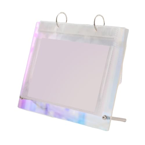 IOIUSKKU Album fotografico da tavolo in acrilico, ornamento da tavolo, cornice trasparente per scrivanie ufficio, colorato