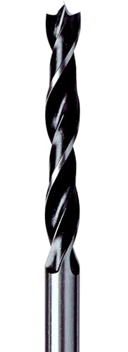 Holzbohrer, Holzspiralbohrer, Spiralbohrer für Holz geschliffen mit Zentrierspitze und 2 Schulterschneiden, Bohrer für weich und Hartholz (3,0 x 60 - d2=3 mm)