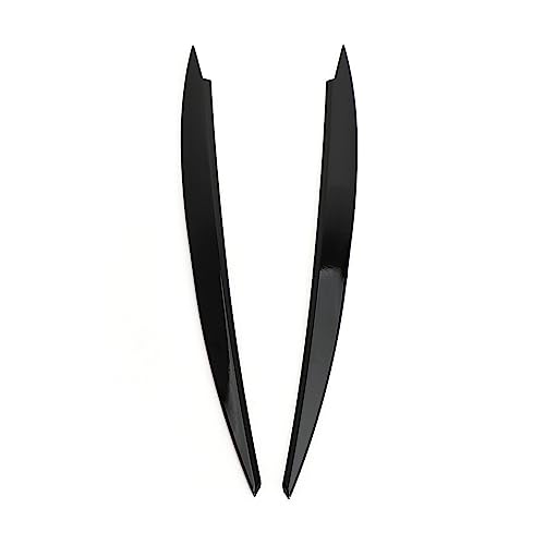 Phares sourcils paupières noir pour Golf 7 VII GTI GTD R 2013-2017 garniture