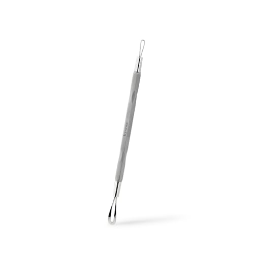 Tire-comédons à double boucle KYVORA, extracteur de boutons d'acné et points noirs, accessoire de qualité professionnelle en acier inoxydable.