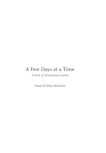 How many days is a few days