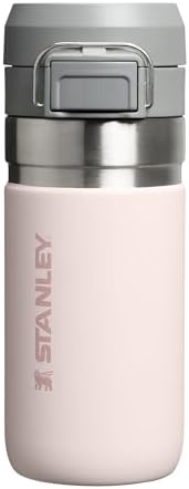 Stanley GO Quick Flip Paslanmaz Çelik Termos, Pembe Kuvars (Rose Quartz), 0.47 Litre - Görsel 1