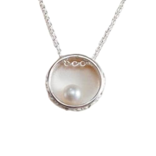 Collier perles d'eau douce LKBEADS contre le stress, bijou de guérison en argent 925
