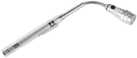 DIYEAH Telescopic LED Flashlight with Magnetic Head Portable Aluminum Alloy Torc