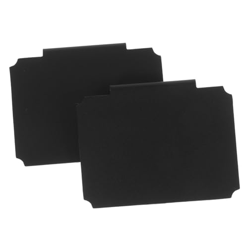 LOORGVEL 10個 バスケット用クリップ式チョークボードラベル 吊り下げ可能な収納ラベルホルダー 黒マット加工 書き消し自在 キッチン 収納室