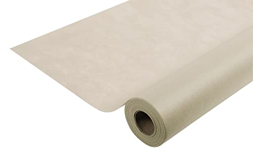 Pronappe - Réf. R781042I - Nappe jetable en non tissé spunbond - Rouleau de 10 M de long X 1,20 M de large - Matière indéchirable, déperlante et essuyable...