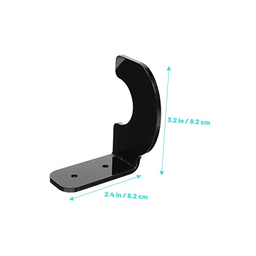 HEMOTON 1Set Baseball Bat Wall Mount Rack Softball Bat Holder with Installation Parts Durable Display Bracket for Horizontal Storage of Bats for Sports Enthusiasts