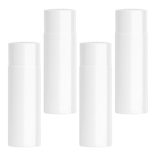 Healvian 4 Piezas Botellas Plásticas Cosméticas de Vacío de Dispensadores Recargables Anti-Fugas para Loción y Sérum para Viaje y Cuidado Facial