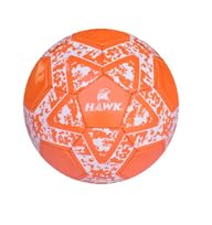 Hawk Football | Size 3.5 PU Leather Soccer Ball for Outdoor & Indoor Play | Durable Machine Stitched Training Football for Kids, Adults & Sports Practice 12 Years and Above (Orange, 3)-image-33