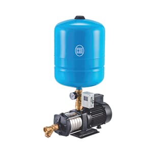 CRI PRESSURE BOOSTER PUMP WITH STEEL IMPELLERS (MHBS SERIES) (1.0 HP, 24 ltr PRESSURE TANK)