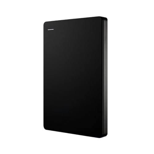 Disco Duro Externo 2To USB Ultrafino Diseño Metálico Portátil para Mac, PC, Laptop, Ordenador, Smart TV,Disco Duro (Negro)