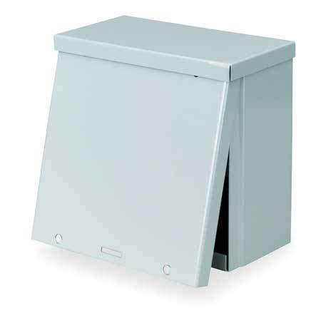 Wiegmann RSC080804 NEMA 3R 8.0 in H x 8.0 in W x 4.0 in D Wall-Mount Carbon Steel Enclosure