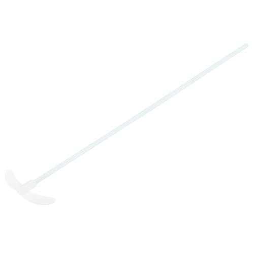 MECCANIXITY PTFE Electric Stirring Rod 600x120mm Length Overhead Stirrer Mixer Shaft with Foldable Paddle for Lab