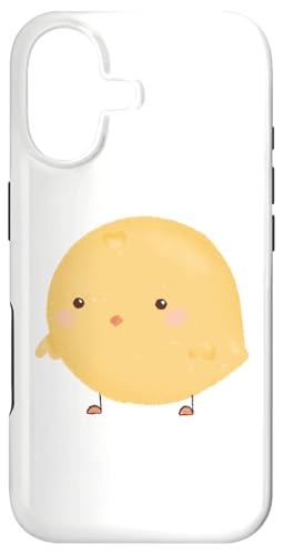Chubby Adorab;e Little Yellow Chick ぬいぐるみ スマホケース iPhone 17 用