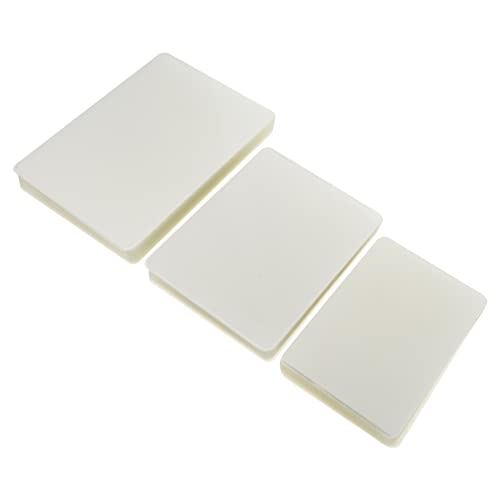 ERINGOGO 300 Pcs Photo Laminating Film Universal Protective Film No Residue Glue Bulk Film Roll for Card Photo