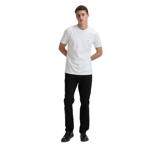 LEE - T Shirt Herren - Regular Fit - Ss Patch Logo Tee - Weiß – Ansicht 5