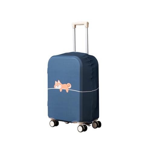 Image of HOKIPO 220gsm Durable and Washable Suitcase Covers for Trolley Suitcase, Small (18-19inch) - Sweet Puppy (AR-6343-D16)
