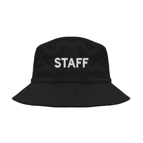 Lufufu World War 2 Miliary Embroidered Bucket hat Black