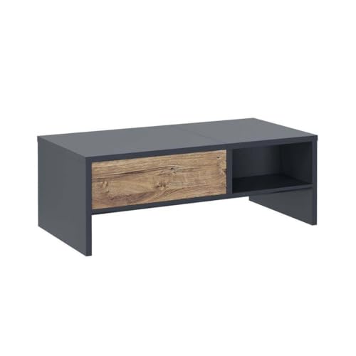 SHIITO Mesa de Centro Elevable Color Roble Grafito Europa