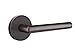 EMTEK Concealed Fastener Disk Rosette Privacy Set with Matching Finish Stuttgart Lever - Choice of 7 Finishes - C5209STUUS10B - Oil Rubbed Bronze (US10B)