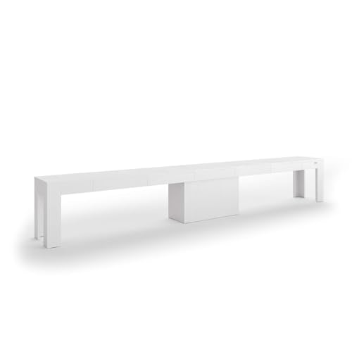 Mobili Fiver, Rachele Extendable Bench 67,5(292) x35,6 cm, White