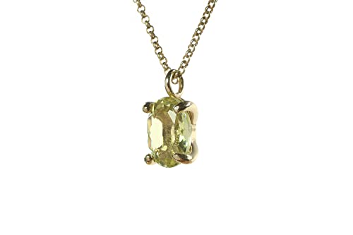 Collier de cristal de quartz anemone anti-ternissement bijou ovale pour femme