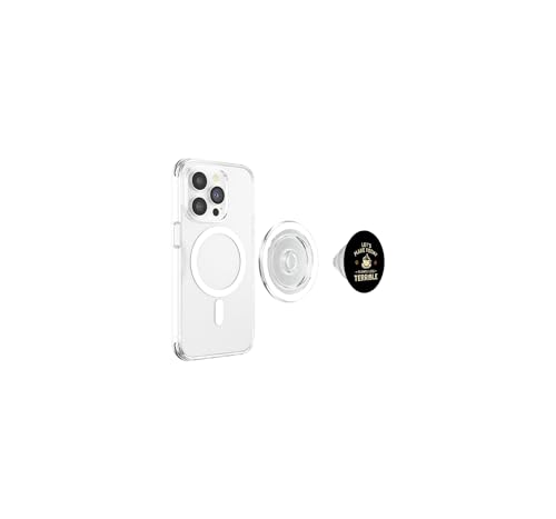 Café un Poco Menos Terrible PopSockets PopGrip MagSafe con base de imán potente 3