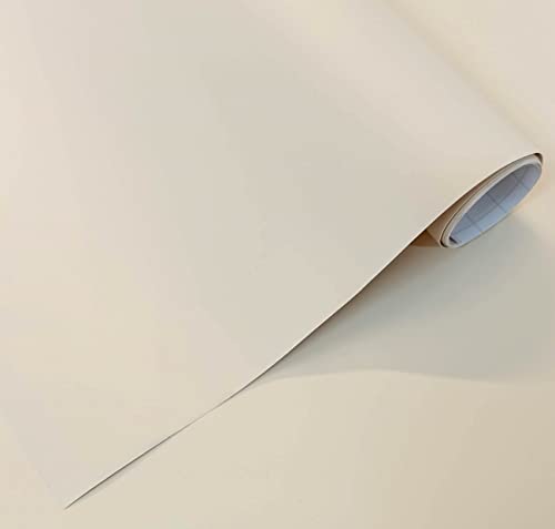 GOYAPRINT Vinilo Adhesivo Mate Crema Beige 1 ud 60x300 cm Para Muebles Cocina Paredes Ventanas Manualidades Papel Adhesivo Decorativo (BEIGE, 60x300 cm)