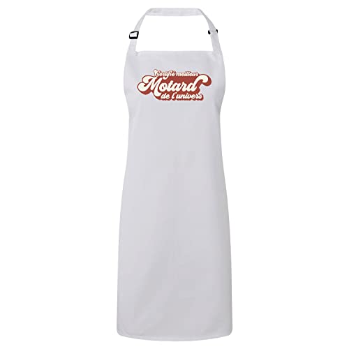 Tablier cuisine motard idée cadeau originale pour anniversaire homme