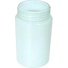 KASTLITE Acrylic White Jelly Jar with Threaded Neck | 8" Indoor/Outdoor Downlight | 3.25" Outside Diameter | Smooth Texture | 1 Pack