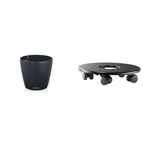 Lechuza Classico Color 43 schiefergrau 13244 & Rolluntersatz Classico 43, Quadro 43, Puro 50 schwarz 19880