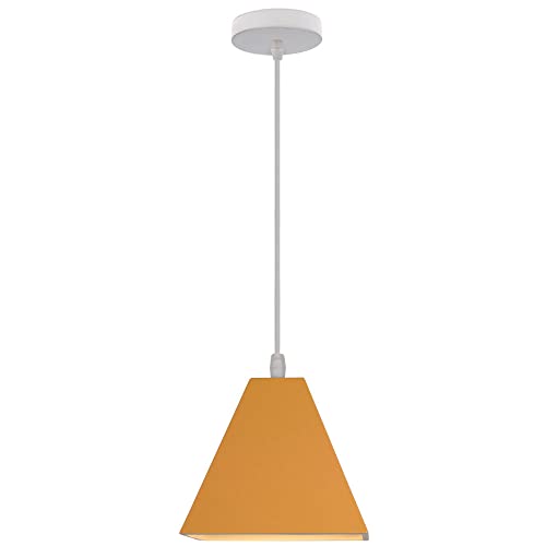 SYAXVOM Lustre LED, Petit plafonnier à Une tête, Suspension en Fer forgé au Design Original, Lustre de Style Nordique, luminaire décoratif pour Chambre à...