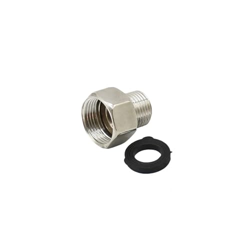 VHxcvDG Conector de tubo de manguera de metal de 3/4 pulgadas, conector roscado macho hembra de cobre, reductor de tubería de agua para el hogar, adaptador de reparación de tubos, 1 unidad