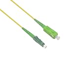  LWL Simplex patch cord SC/APC-LC/APC G657 OS2 9/125µm 10m