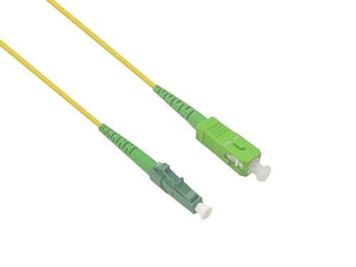 Câble patch SC/APC-LC/APC G657 assurant une pureté de signal optique OS2