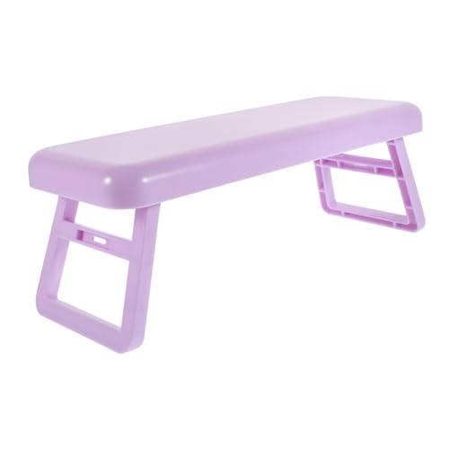 GANAZONO ネイルアートハンドピロー nail polish nail gel 立つ ハンドレストスタンド パッド 枕 ネイルデスク マニ 用ネイルアームレスト Abs 紫の,Purple