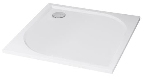 Receveur de douche effet béton HESTIA 80x100cm blanc pour une salle de bain moderne