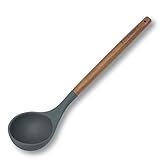 3 Claveles - Cazo deCocina, menaje de Madera de Haya y Silicona, 31 cm, BPA Free