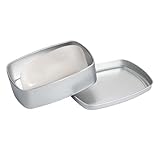 Reise-Seifenbox – quadratischer Seifenschutz | Seifen-Reiseetui – 3,82 x 2,76 x 1,1 Zoll...