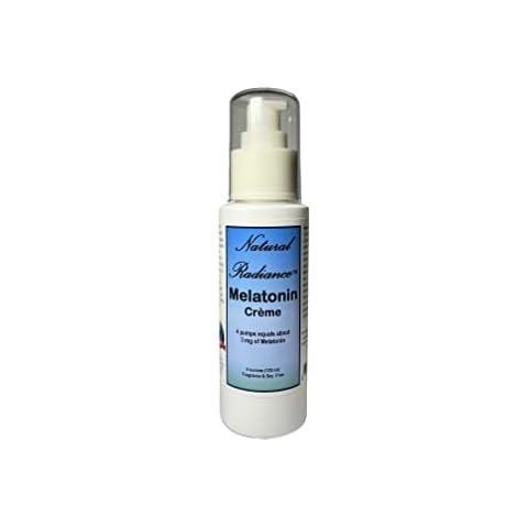 Natural Radiance Melatonin Crème 4 oz. Bottle – Paraben-Free - Soy-Free – Fragrance-Free - Non-greasy and formulated for excellent absorption. Made In The USA Cover